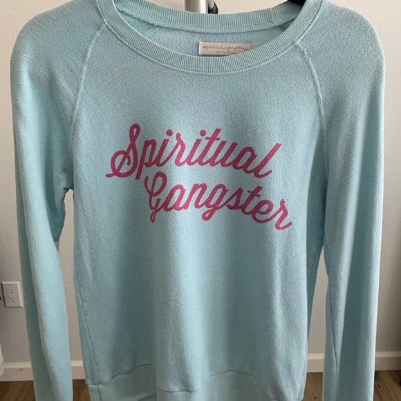 Spiritual Gangster Other - Light Blue Signature “Spiritual Gangster” sweatshirt